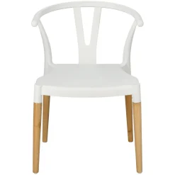 Krzesło Wicker PP Simplet białe skandynawskie