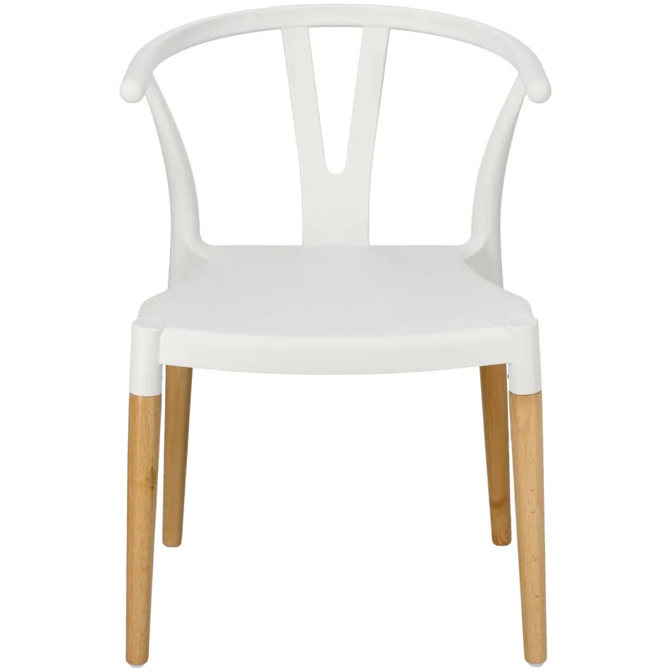 Krzesło Wicker PP Simplet białe skandynawskie