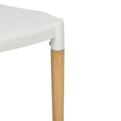 Krzesło Wicker PP Simplet białe skandynawskie