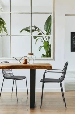 Krzesło Willy Black z poduszką PU