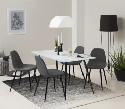 Krzesło Wilma Grey tapicerowane