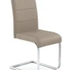 Krzesło Yvone cappucino/chrom