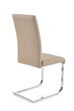 Krzesło Yvone cappucino/chrom