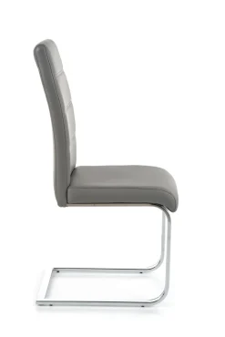 Krzesło Yvone szare/chrom