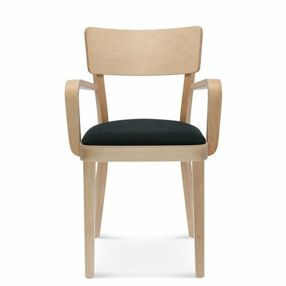 Krzesło z podłokietnikami Fameg Solid B-9449 CATA dąb standard