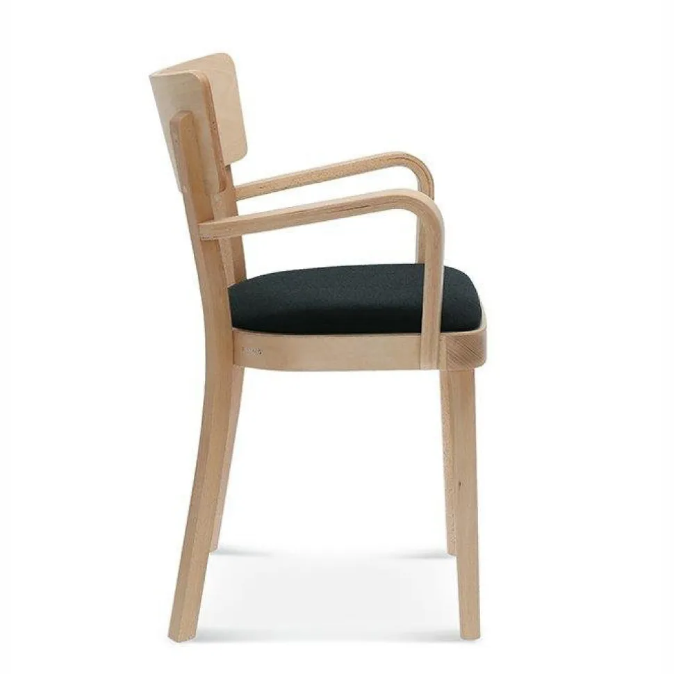 Krzesło z podłokietnikami Fameg Solid B-9449 CATA dąb standard