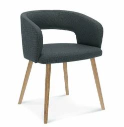 Krzesło z podłokietnikami Fameg Cube B-1523 CATD dąb premium