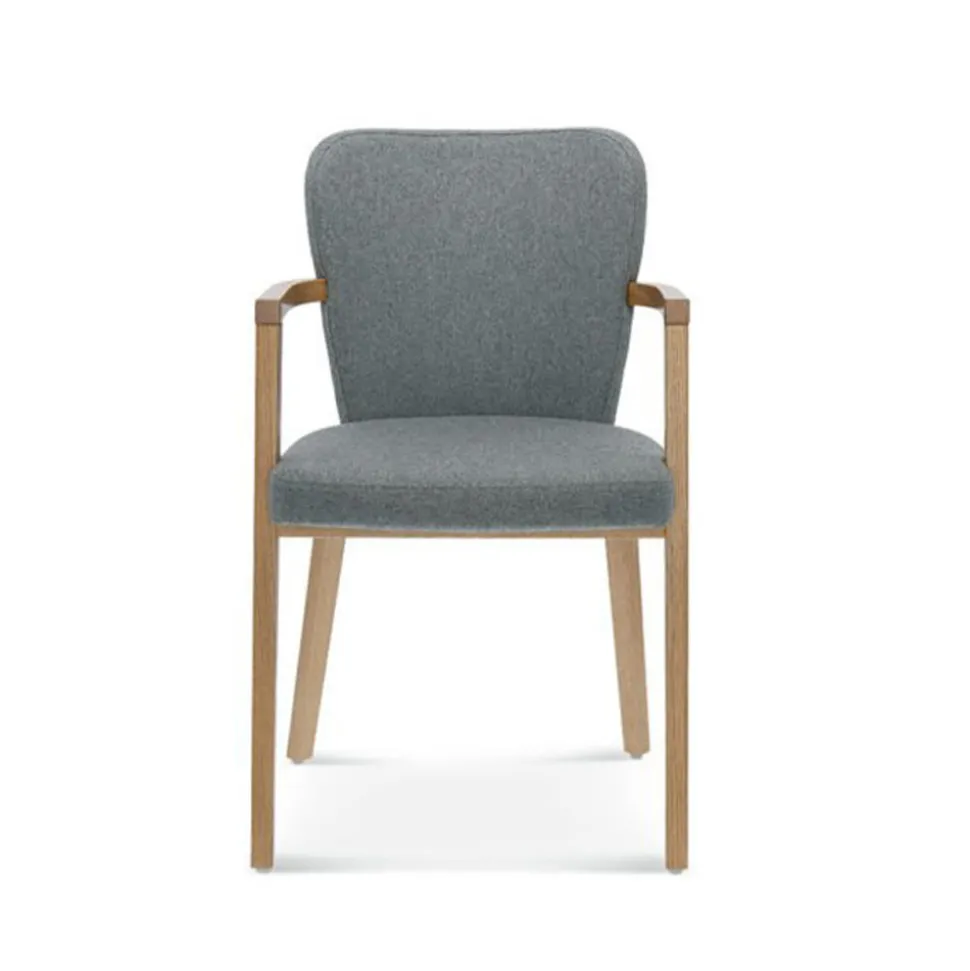 Krzesło z podłokietnikami Fameg Lava CATA buk standard