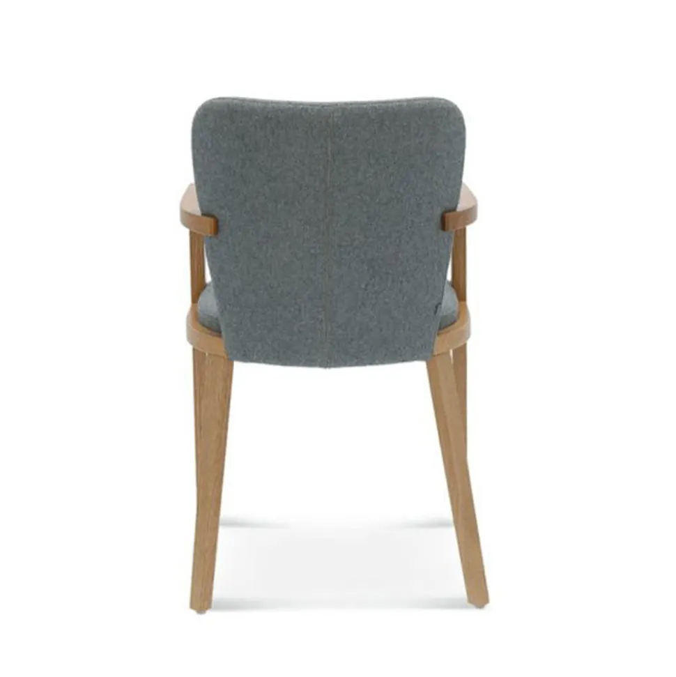 Krzesło z podłokietnikami Fameg Lava CATA buk standard