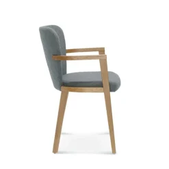 Krzesło z podłokietnikami Fameg Lava CATA dąb premium