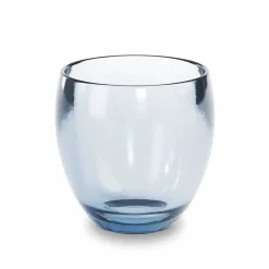 Kubek łazienkowy szklany Droplet niebies