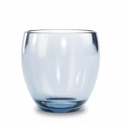 Kubek łazienkowy szklany Droplet niebies