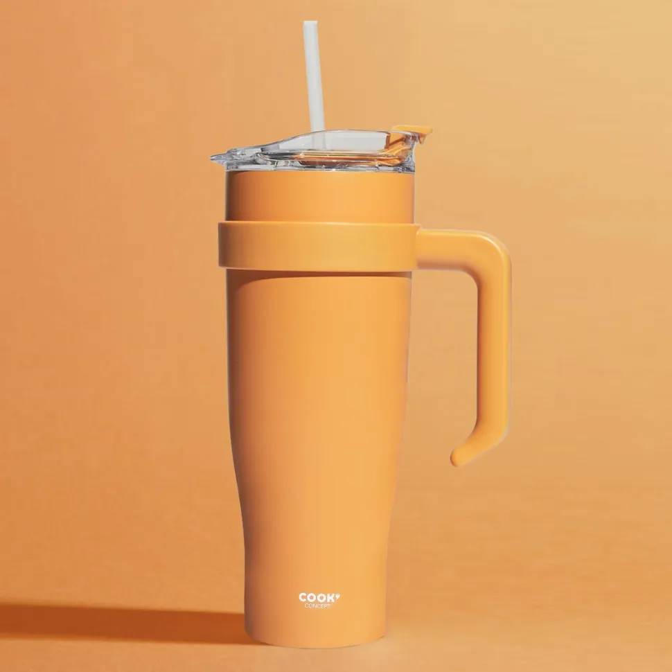 Kubek termiczny Miami 1,2l pomarańczowy