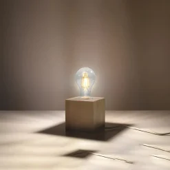 Lampa biurkowa ARIZ naturalne drewno