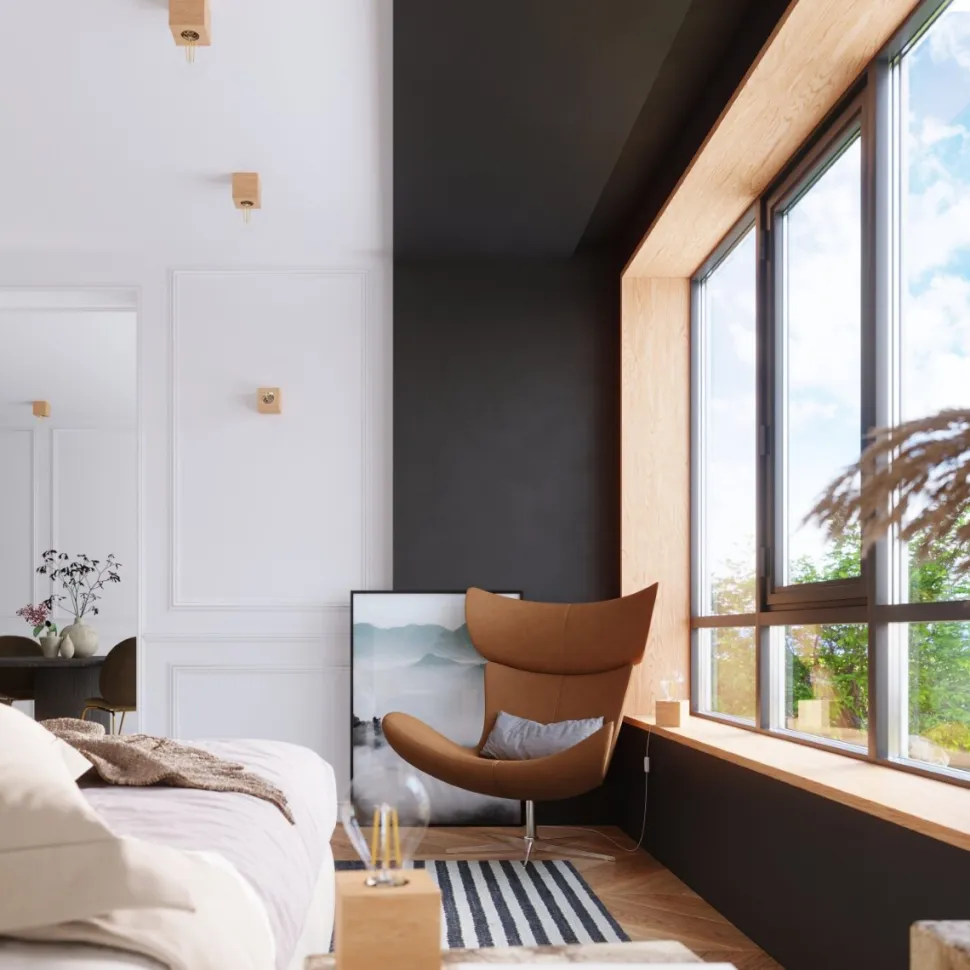 Lampa biurkowa ARIZ naturalne drewno