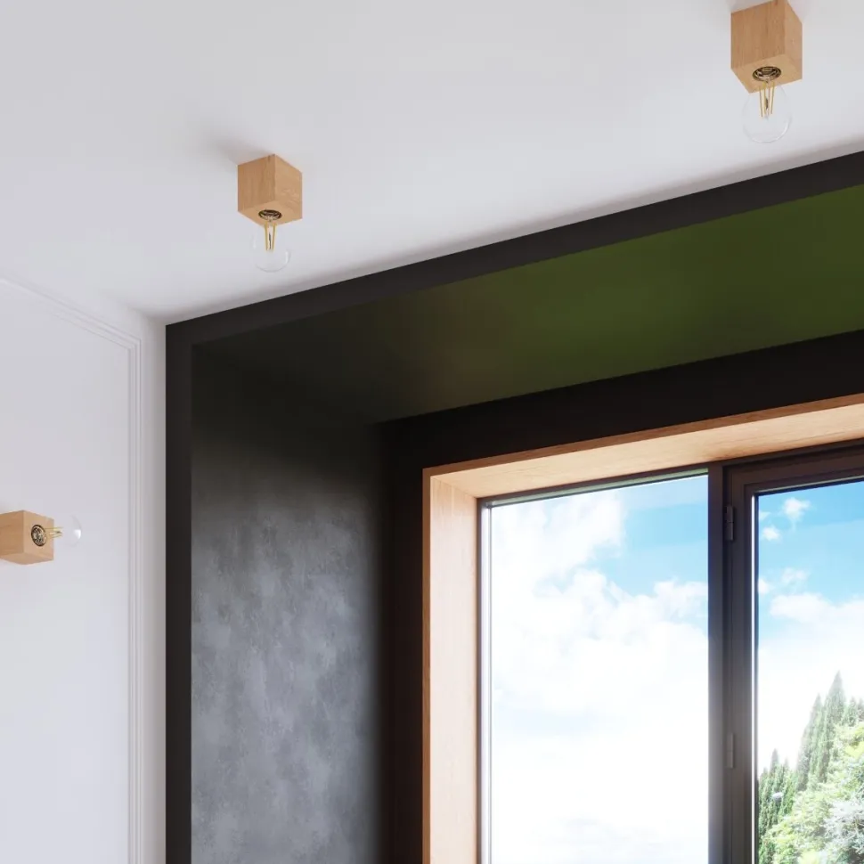 Lampa biurkowa ARIZ naturalne drewno