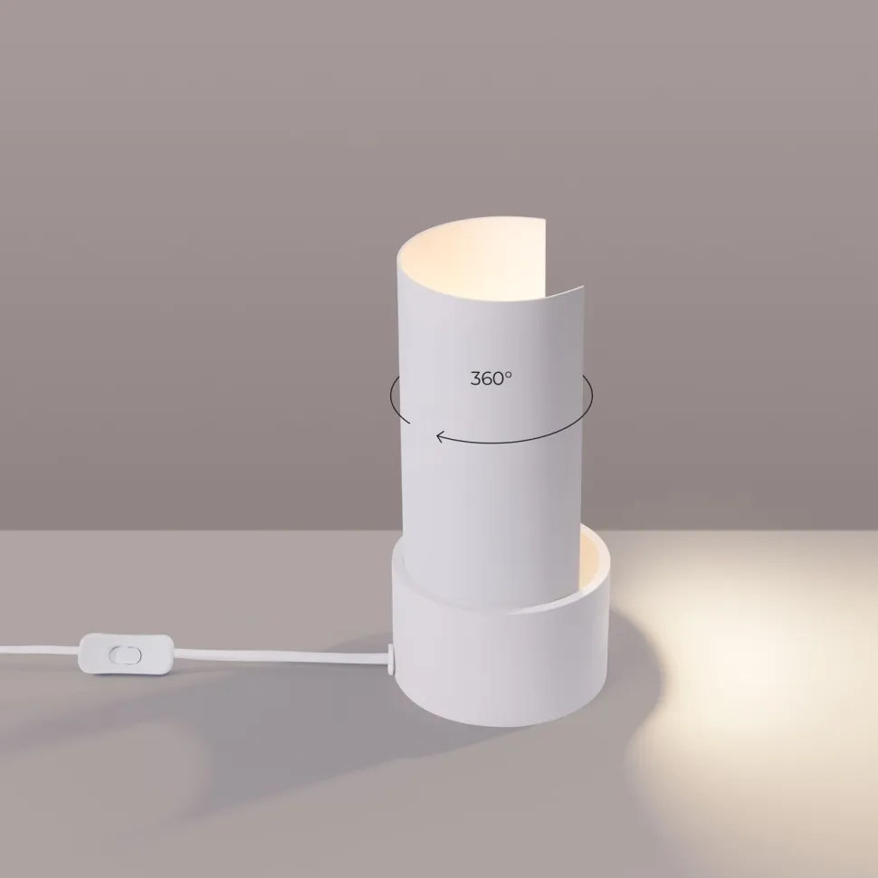 Lampa biurkowa FLASH biała