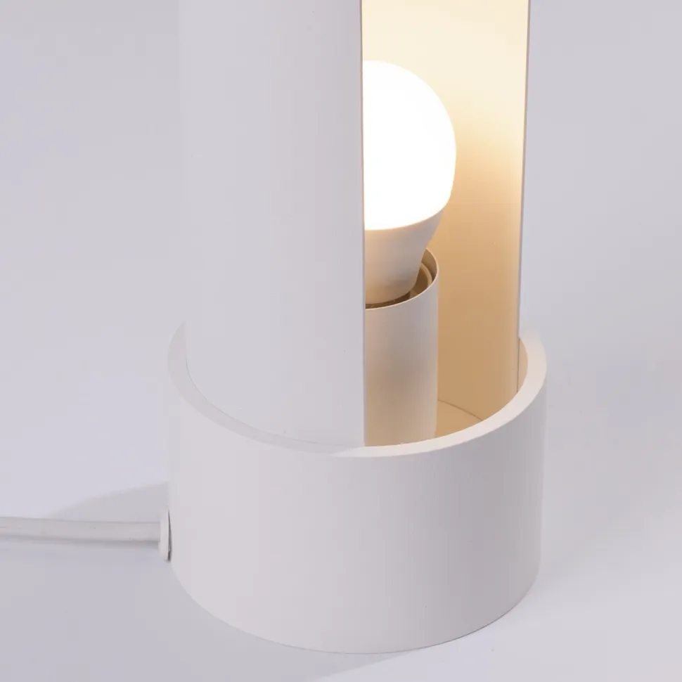 Lampa biurkowa FLASH biała