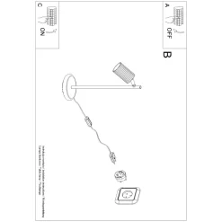 Lampa biurkowa KARBON biała