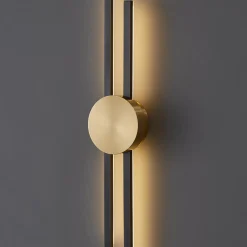 Lampa ścienna CENTRO czarna 92 cm