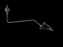 Lampa ścienna CRANE-1W czarna 99 cm