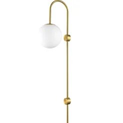 Lampa ścienna DANTE złota 78 cm