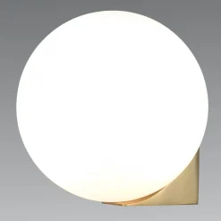 Lampa ścienna DOT złota 15 cm