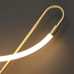 Lampa ścienna ESSA złota 90 cm