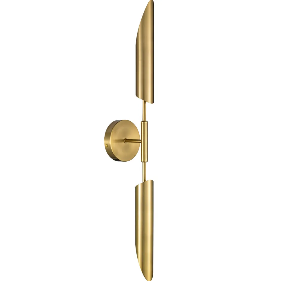 Lampa ścienna MIKA-2 złota 76 cm