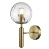Lampa ścienna PALLA złota 15 cm