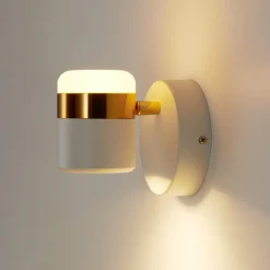 Lampa ścienna POCCO LED biała 16 cm