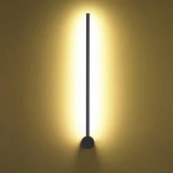 Lampa ścienna SPARO 60 czarna 60 cm