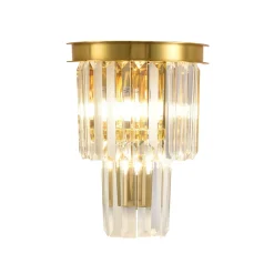 Lampa ścienna SPLENDORE złota 20 cm