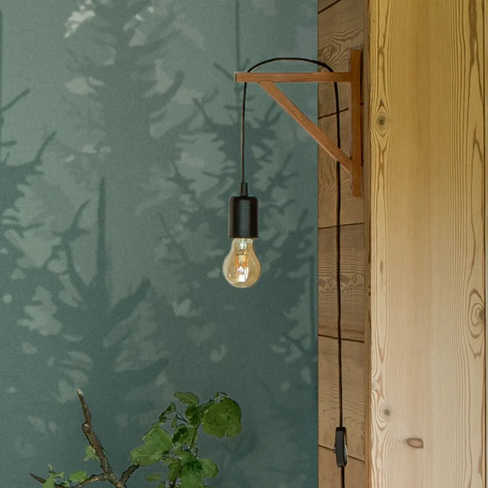 Lampa ścienna Wild sosnowa