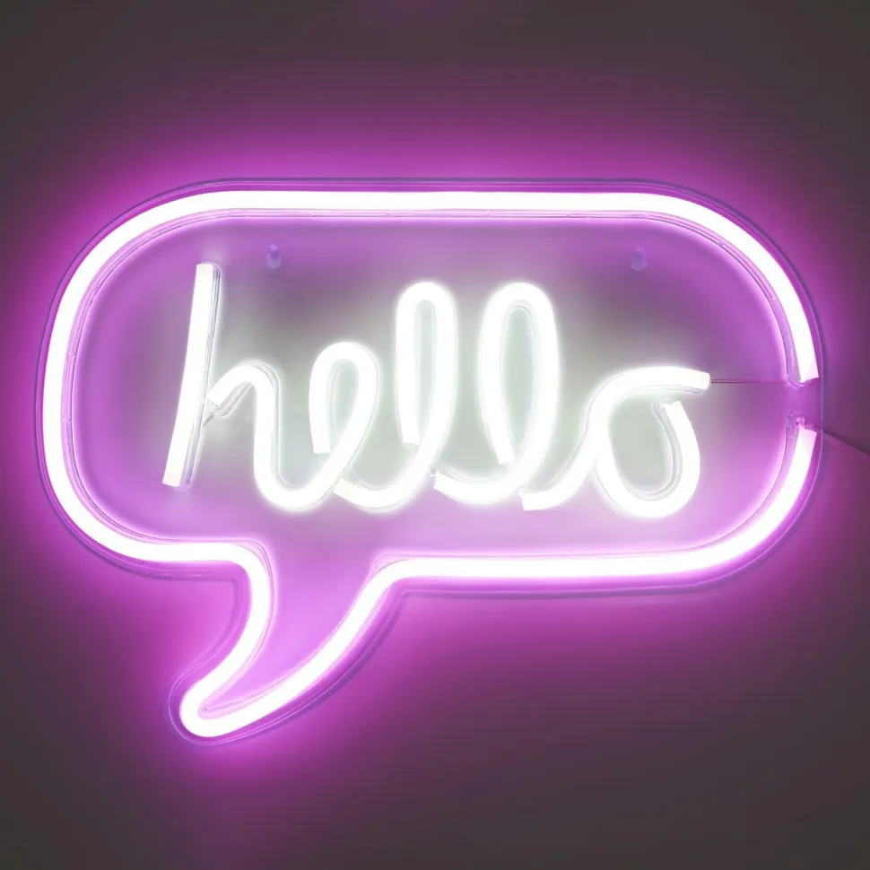 Lampa HELLO Neon LED