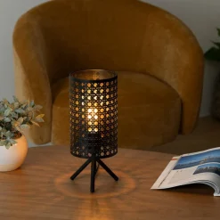 Lampa Katel 28 cm czarna