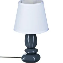 Lampa Luis ceramiczna granatowa biały     kolosz