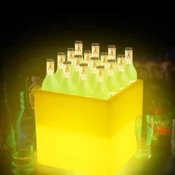 Lampa ogrodowa donica FLOWER CUBE LED  RGBW 16 kolorów 40 cm