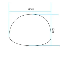 Lampa ogrodowa półkula ATMOSPHERE M LED  RGBW 16 kolorów 35 cm