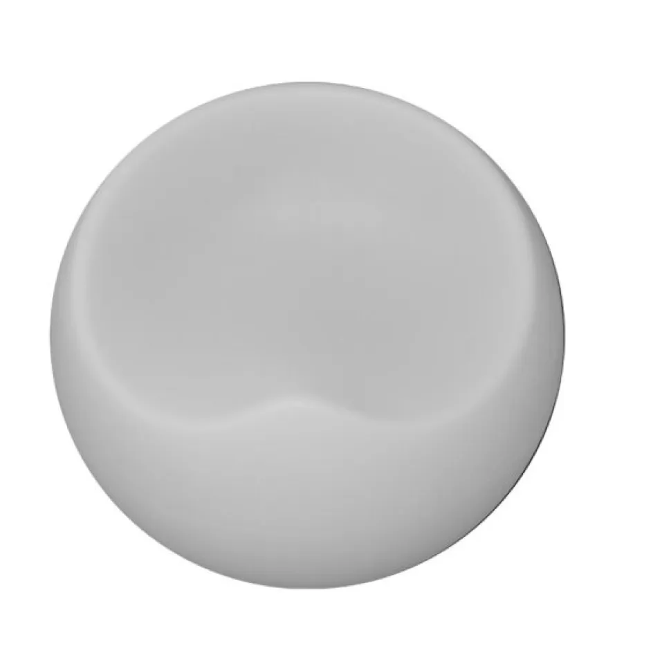 Lampa ogrodowa pufa APPLE M LED RGBW 16 kolorów 56 cm