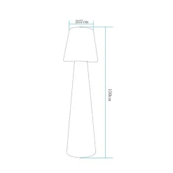 Lampa ogrodowa stojąca GARDENA L LED RGBW 16 kolorów 150 cm