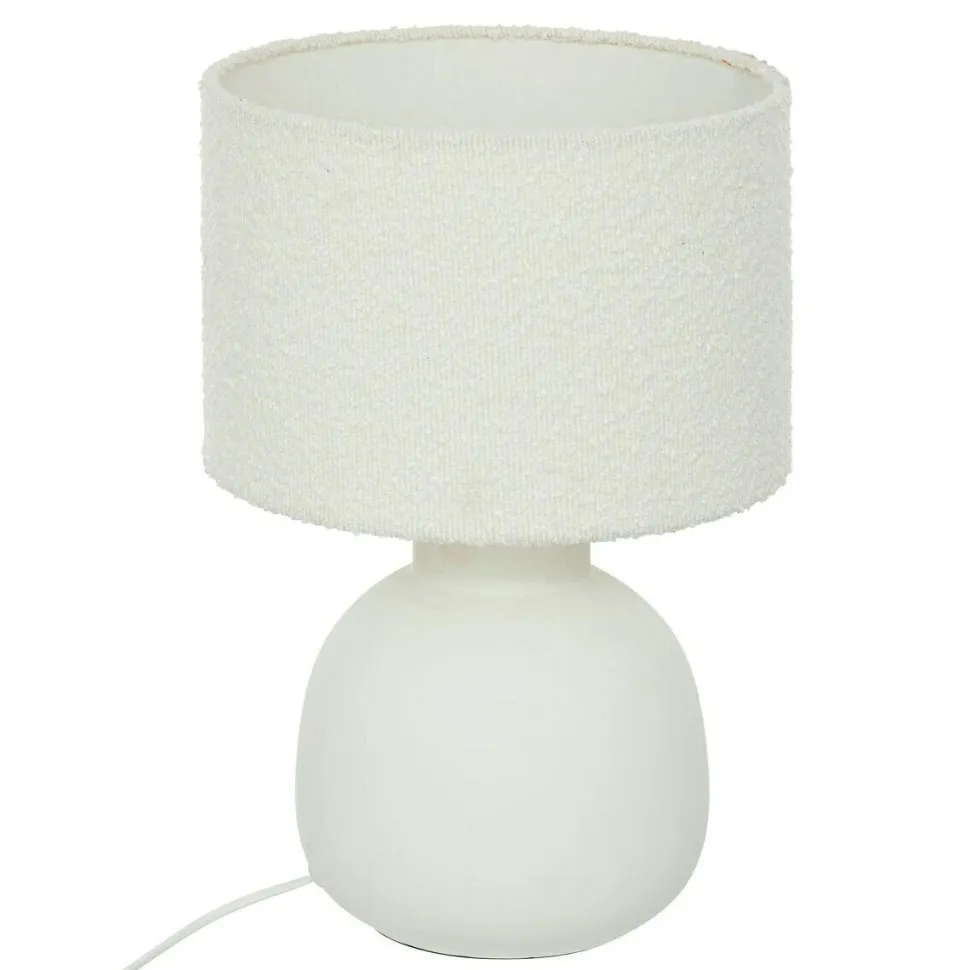 Lampa okrągła Lali 43 cm biała