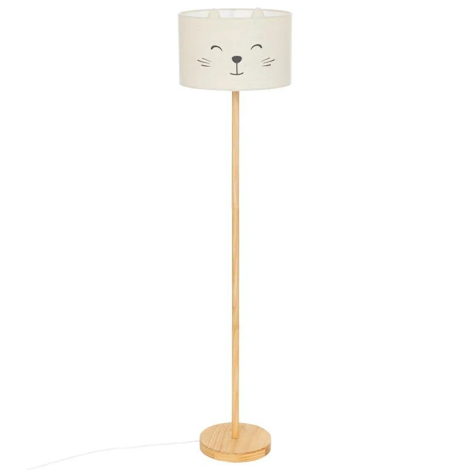 Lampa podłogowa Cat kremowa