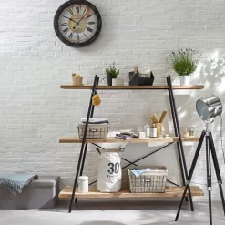 Lampa podłogowa Ebor czarna/chrom