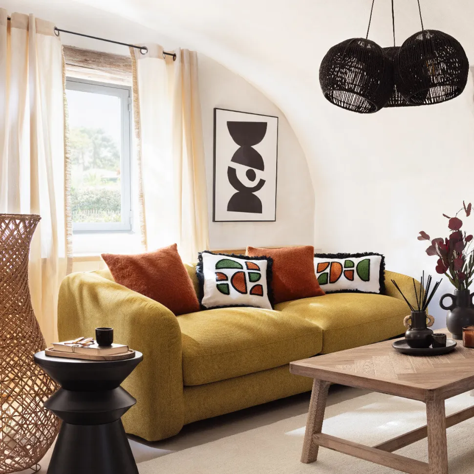 Lampa podłogowa Eloise rattan