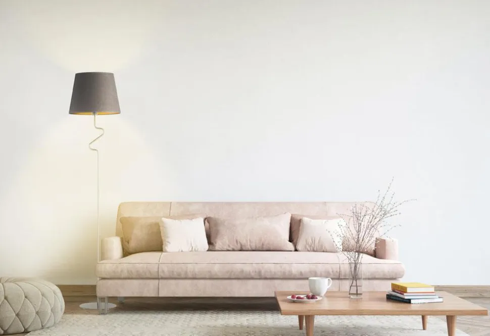 Lampa podłogowa FOGO chrom zieleń