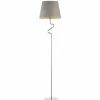 Lampa podłogowa FOGO GOLD stal szara