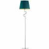 Lampa podłogowa FOGO GOLD stal zieleń