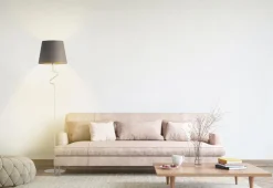 Lampa podłogowa FOGO GOLD czarna morska