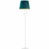 Lampa podłogowa FOGO GOLD biała zieleń